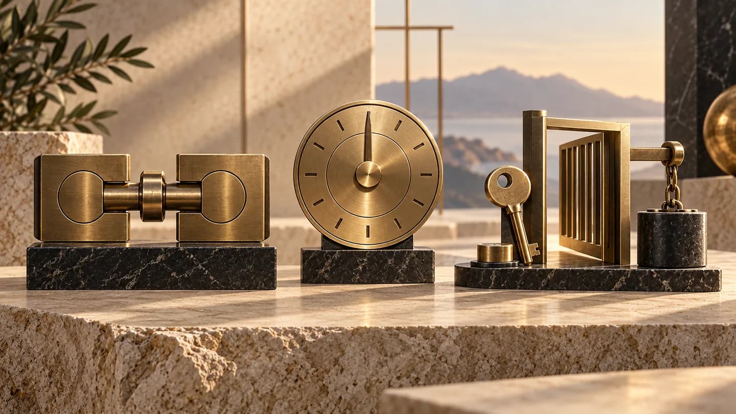 Brass contract mechanism, expiry clock, option key and obligation weight comparing futures and options